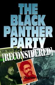 Cover of: The Black Panther party (reconsidered)