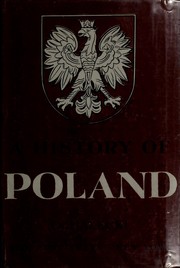 Cover of: A history of Poland.
