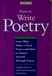 Cover of: How to write poetry