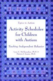 Cover of: Activity schedules for children with autism