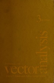Cover of: Introduction to vector analysis by Harry F. Davis