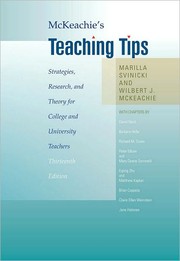 McKeachie's Teaching Tips by Marilla D. Svinicki