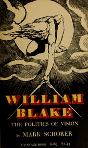 Cover of: William Blake: the politics of vision