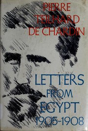 Cover of: Letters from Egypt, 1905-1908.