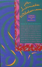 Cover of: An Intimate Wilderness: Lesbian Writers on Sexuality