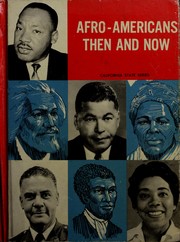 Cover of: Afro-Americans, then and now