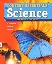 Cover of: Content Essentials for Science: vocabulary, content, literacy: level A