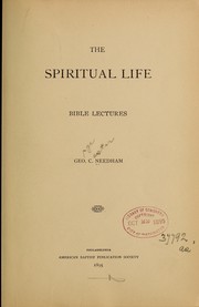 Cover of: The spiritual life
