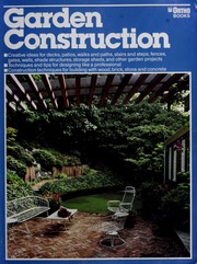 Cover of: Garden construction