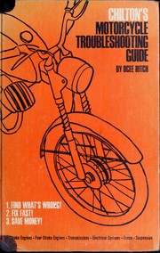 Cover of: Chilton's motorcycle troubleshooting guide.
