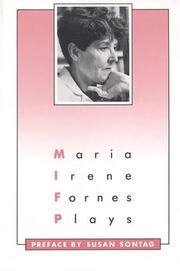 Cover of: Plays (PAJ Books) by María Irene Fornes