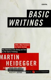 Cover of: Basic writings: from Being and time (1927) to The task of thinking (1964)
