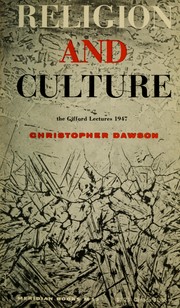 Religion and culture by Christopher Dawson
