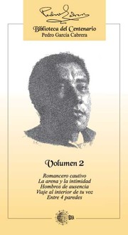 Cover of: Biblioteca del Centenario Pedro García Cabrera, vol. 2