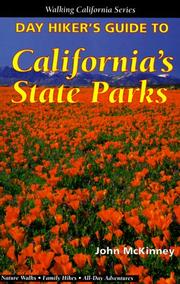 Cover of: Day Hiker's Guide to California's State Parks (Walking California Series)