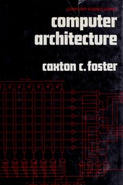 Cover of: Computer architecture