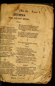 Cover of: Hymns for infant minds