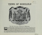 Cover of: Views of Honolulu by Hawaiian Jewelry & Novelty Company