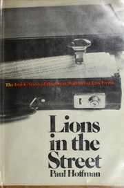 Lions in the street by Paul Hoffman