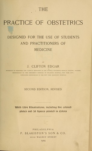 The practice of obstetrics