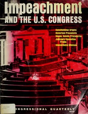 Cover of: Impeachment and the U.S. Congress.