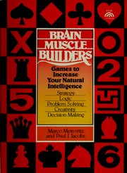 Cover of: Brain muscle builders: games to increase your natural intelligence