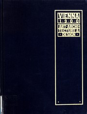 Cover of: Vienna 1900: art, architecture & design