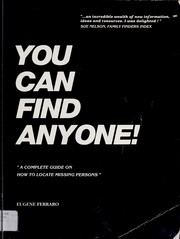 Cover of: You can find anyone! by Eugene Ferraro