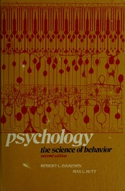 Cover of: Psychology: the science of behavior