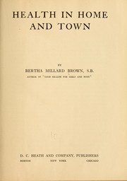Cover of: Health in home and town
