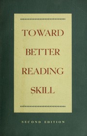 Cover of: Toward better reading skill