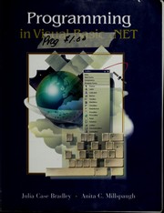 Cover of: Programming in Visual Basic. NET by Julia Case Bradley