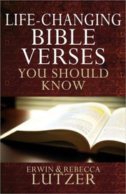 Cover of: Life-changing Bible verses you should know
