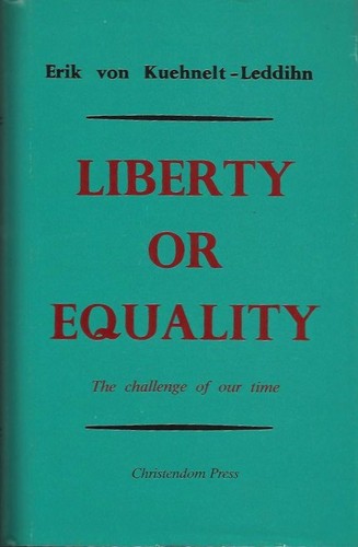 Liberty or equality