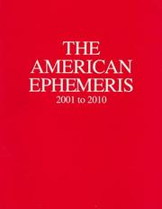 Cover of: The American Ephemeris 2001-2010
