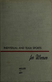 Cover of: Individual and team sports for women