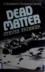Cover of: Dead matter