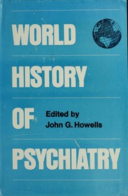 Cover of: World history of psychiatry