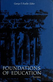 Cover of: Foundations of education.