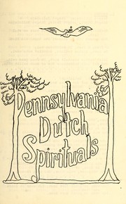 Pennsylvania Dutch spirituals