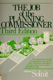Cover of: The job of the planning commissioner