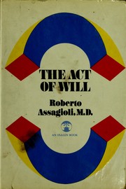 Cover of: The act of will.