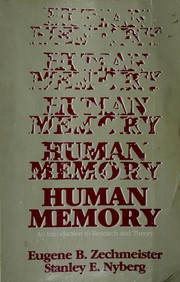 Cover of: Human memory, an introduction to research and theory