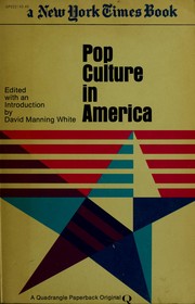 Cover of: Pop culture in America.