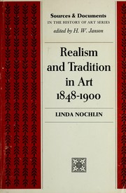 Cover of: Realism and tradition in art, 1848-1900: sources and documents.