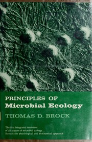 Cover of: Principles of microbial ecology