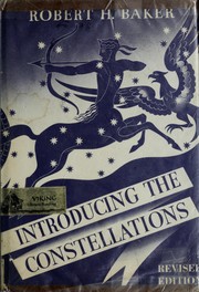 Cover of: Introducing the constellations.