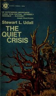 Cover of: The quiet crisis.