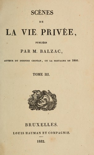 Scènes de la vie privée