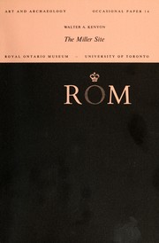 Cover of: The Miller site by Walter Andrew Kenyon